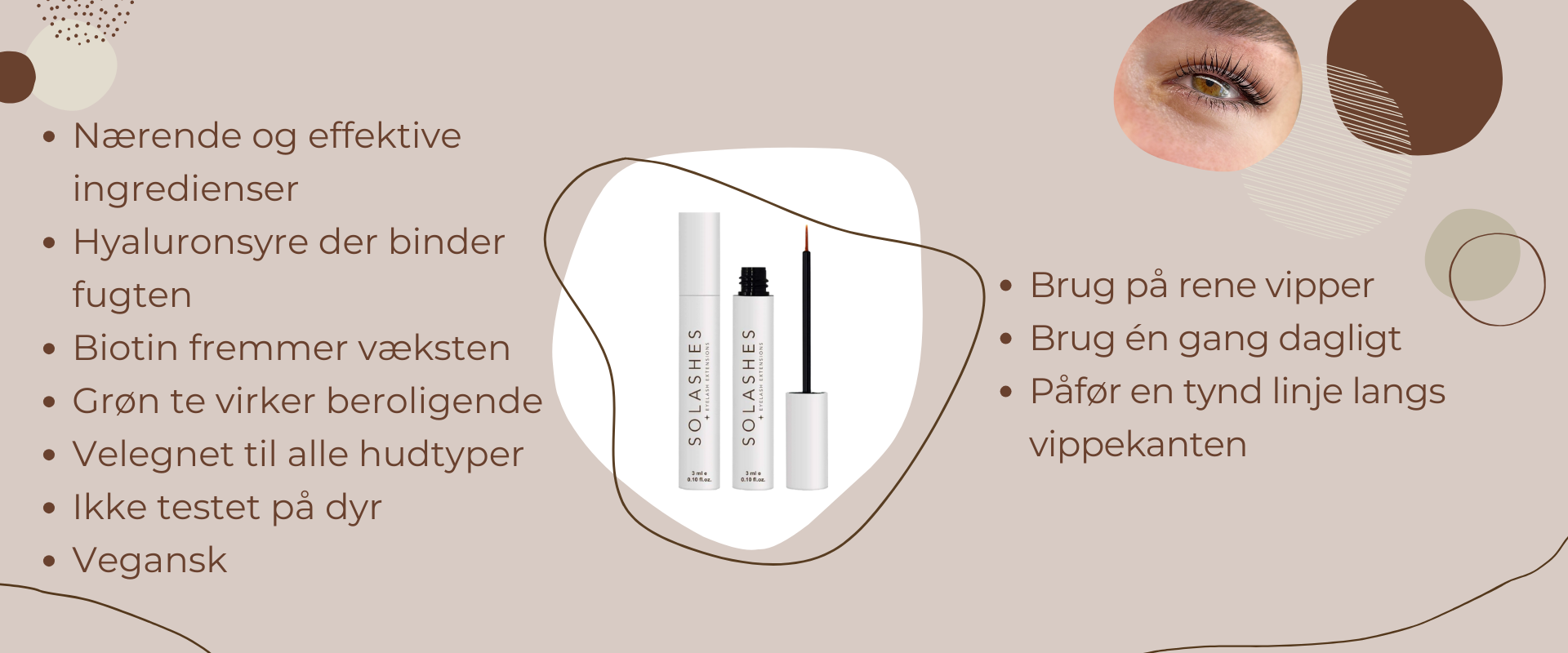 Vippe serum, lash lift