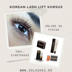 korean lash lift kursus